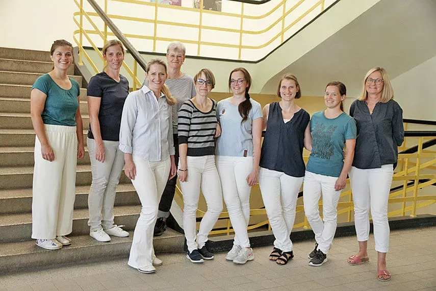 Team der Kinderarztpraxis im Westbad